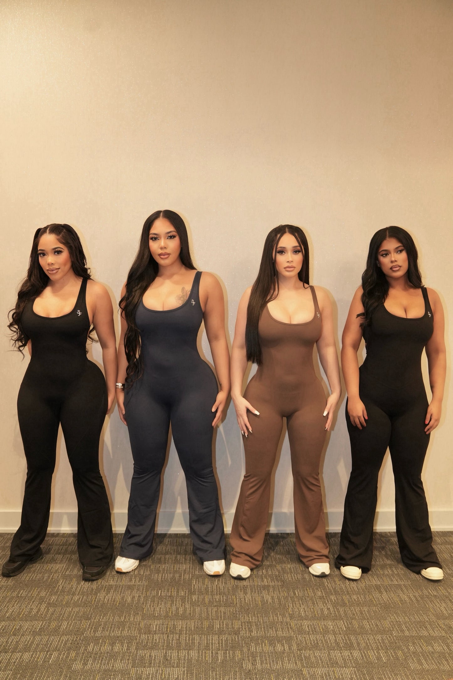 Scrunch Butt Bell Bottom Bodysuit