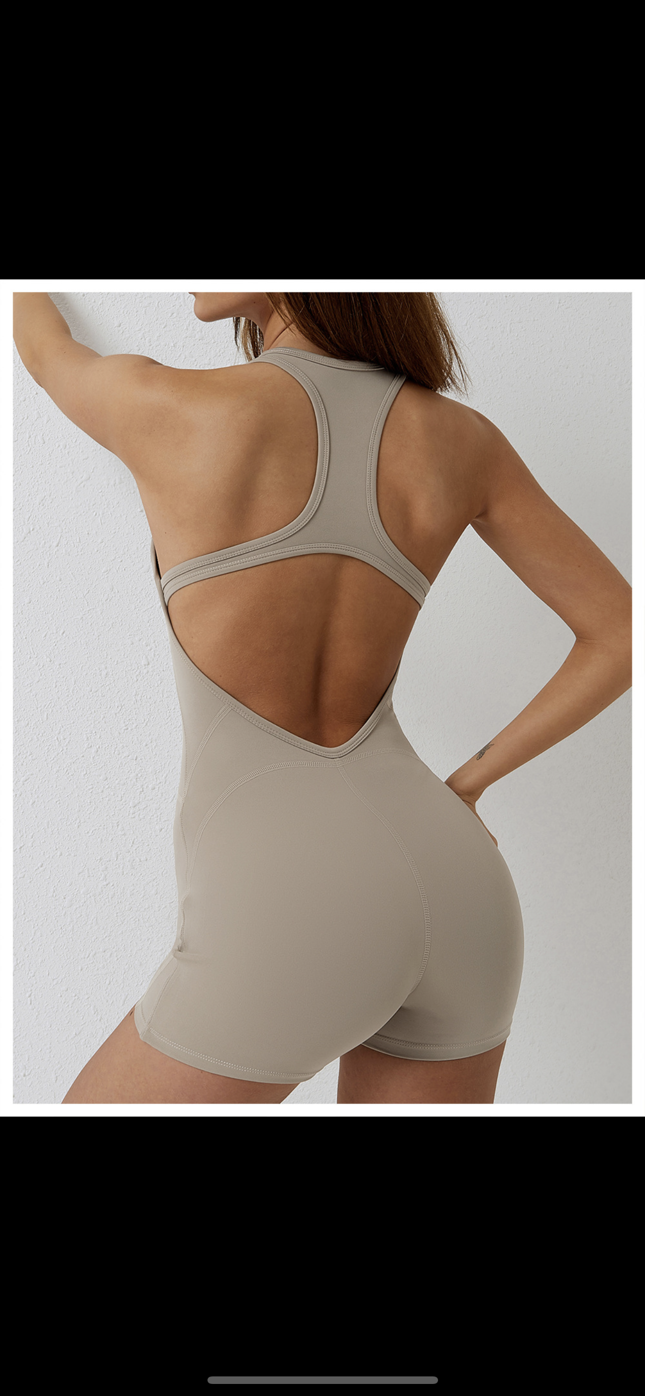 Short Open Back Bodysuits