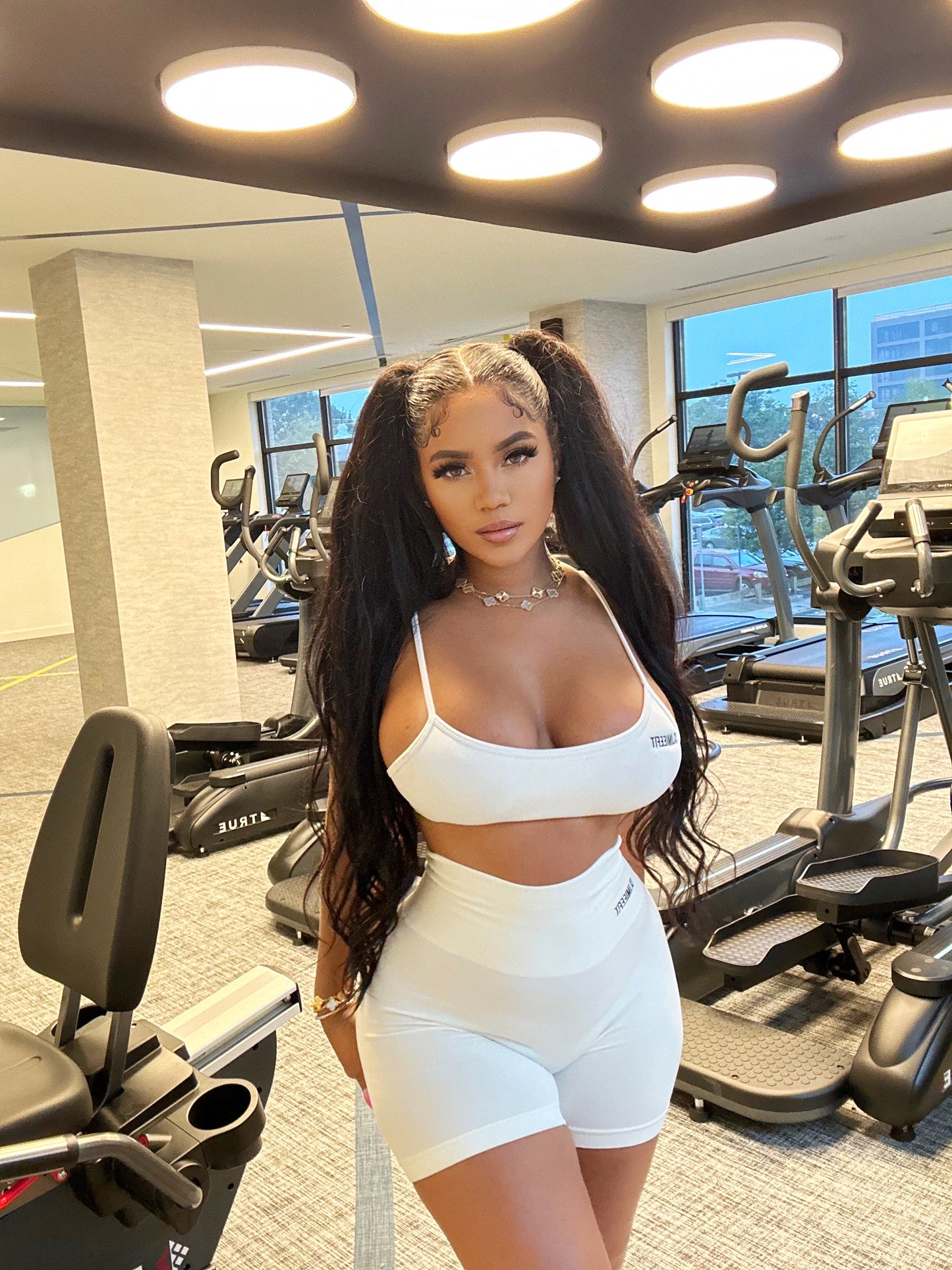 Off White Short Set