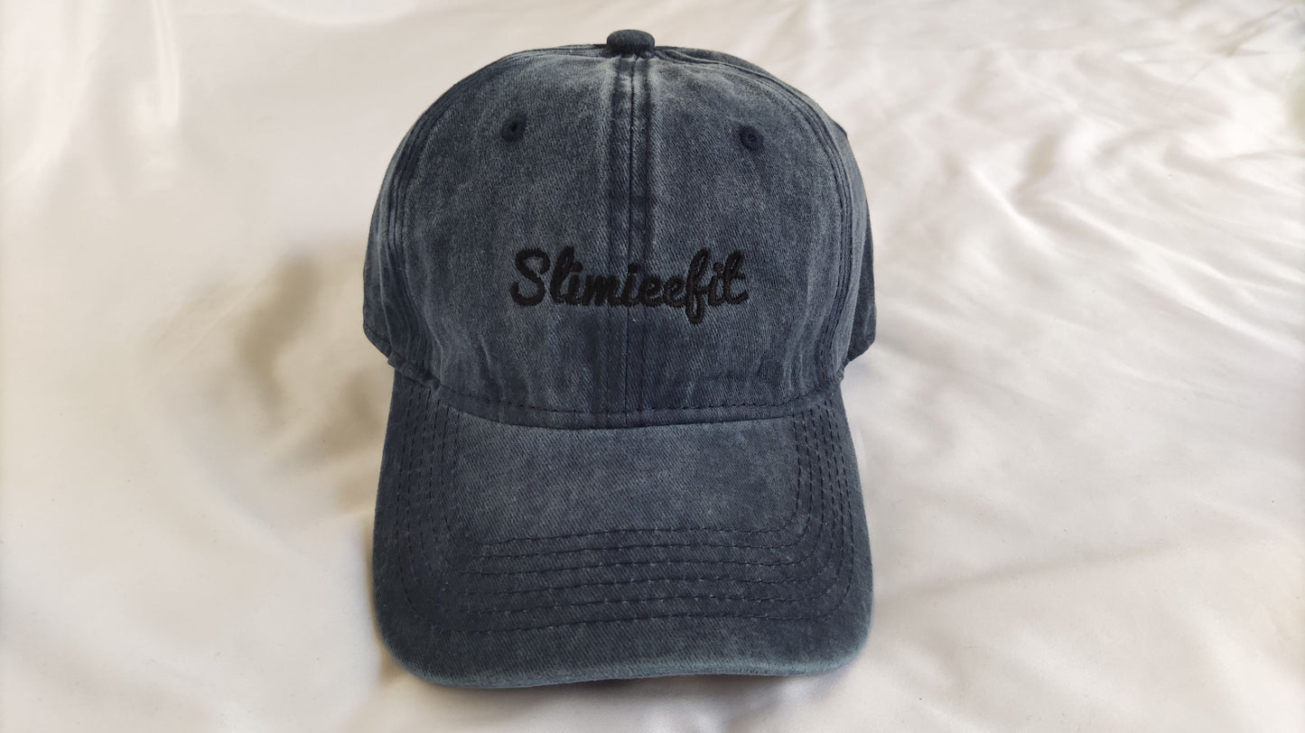 Slimieefit Dad Hats Script Logo