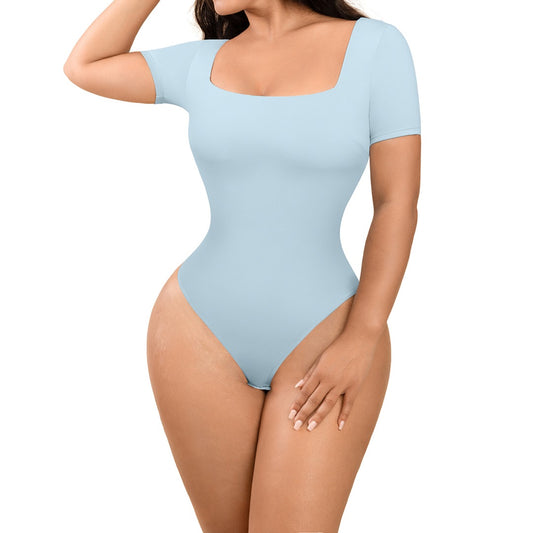 Blue Low Cut Compression BodyShaper