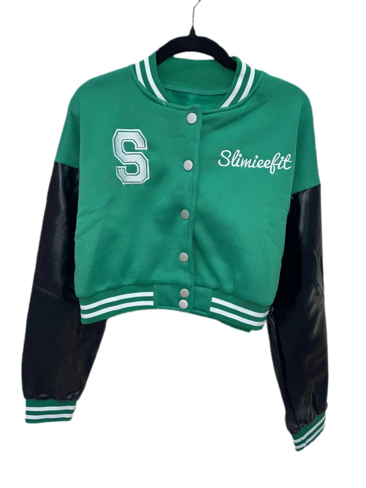 Slimieefit Varsity Jacket Green