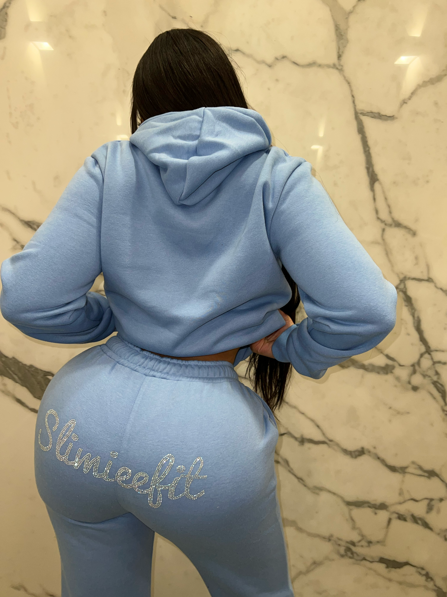 BabyBlue Bling Sweatsuit