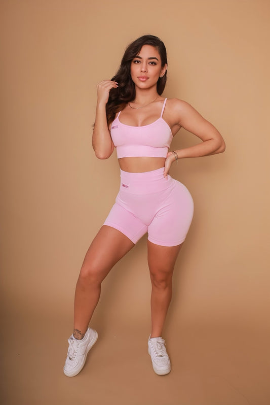 Bubble Gum Short Set