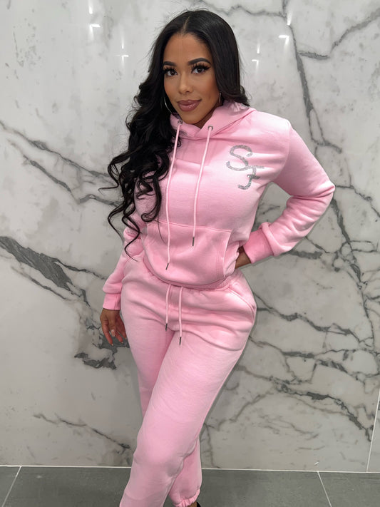 Pink Bling Sweatsuit